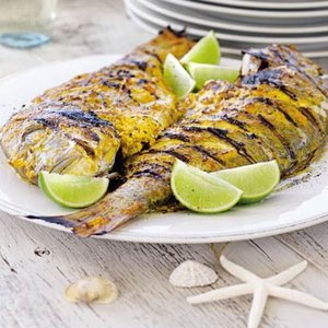 Pstrąg z pietruszką