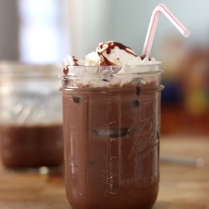 Słodka zimna czekolada