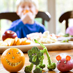 Na przyjęciu dla dzieci