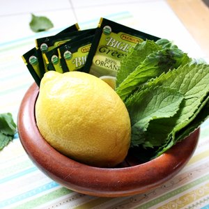 Zielona herbata z cytryną