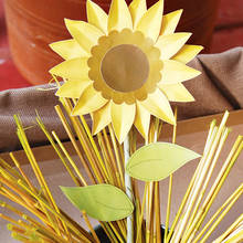 Słonecznik z papieru – ozdoba do każdego domu