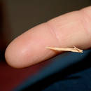 Jak wyjąć drzazgę, używając sody?