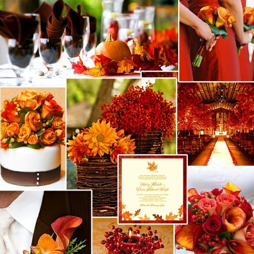 Pomysły na jesienną dekorację sali weselnej