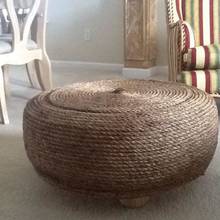 Jak wykorzystać starą oponę do zrobienia pufy?