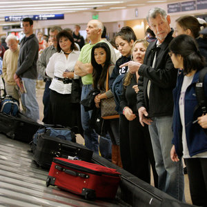 Widoczność walizki