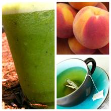 Domowa maseczka peel-off z brzoskwini i zielonej herbaty