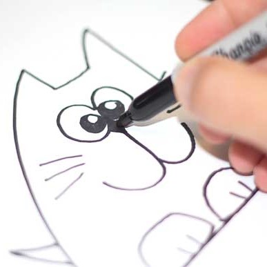 Jak w prosty sposób narysować kota?