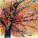 Jak zrobić ładny rysunek jesiennego drzewa?