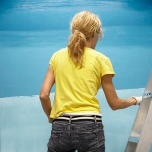 Malowanie ściany techniką ombre – krok piąty