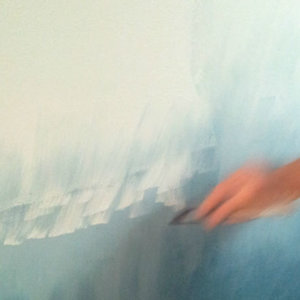 Malowanie ściany techniką ombre – krok szósty