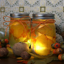 Jak wykonać jesienne lampiony na świeczki?