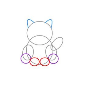 Rysowanie kota – krok drugi