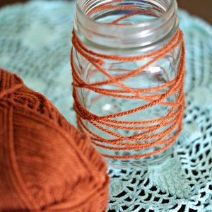 Ozdabianie słoika – sposób trzeci