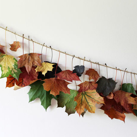 Jak zrobić dekoracyjne jesienne liście?