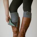 Oryginalny ocieplacz na łydki ze swetra