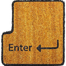 Ozdobna wycieraczka pod drzwi – jak zrobić?