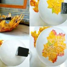 Jak wykonać miskę z jesiennych liści?