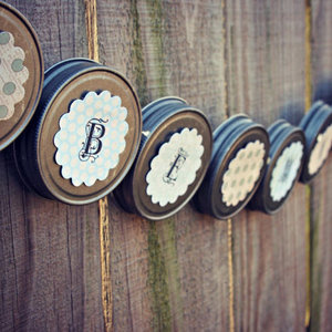 Dekoracja z wieczek – sposób drugi