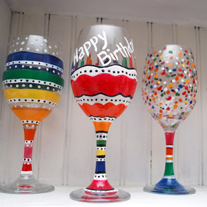 Dekorowanie kieliszków – sposób piąty