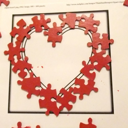 Jak wykonać ciekawe puzzle – serce?