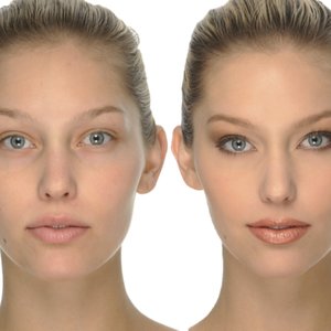 Maskowanie szerokiego nosa