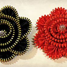 Jak wykonać kwiatki z zamka błyskawicznego?