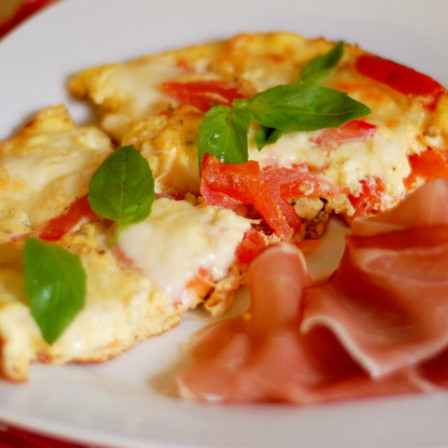 Prosty sposób na pyszny omlet z pomidorami