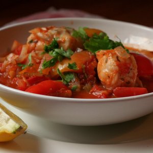 Układ ryb przed duszeniem