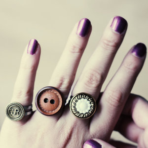 Pierścionek z guzikiem – krok drugi