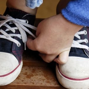 Sznurówki dwukolorowe