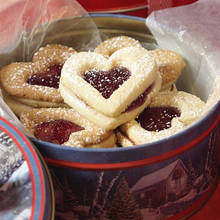 Doskonałe ciasteczka – serca z galaretką