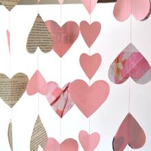 Jak zrobić girlandę z serduszek?