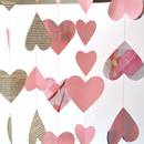 Jak zrobić girlandę z serduszek?