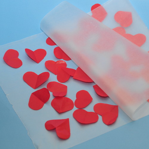 Romantyczny prezent – serce z wosku