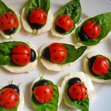 Sałatka caprese dla najmłodszych