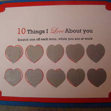 Jak wykonać kartkę walentynkową techniką zdrapki?