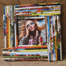 Ramka z kolorowych gazet – jak ją wykonać?