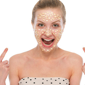 Stosowanie maseczki z owsianki