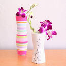 Jak ładnie ozdobić wazon materiałem?