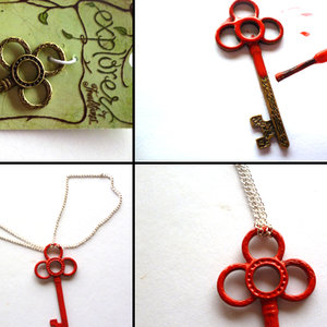 Naszyjnik z kluczem – krok trzeci