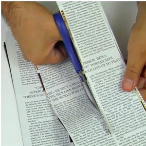 Naszyjnik z papieru – krok pierwszy