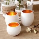 Jak wykonać szklane lampiony ozdobione brokatem?