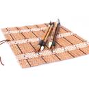 Jak zrobić wygodne etui na pędzle z maty bambusowej?