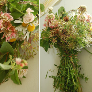 Bukiet z polnych kwiatów – krok drugi