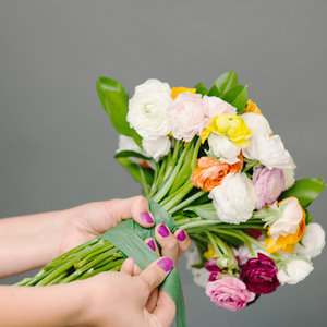 Bukiet z polnych kwiatów – krok czwarty