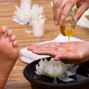 Masaż stóp – krok drugi