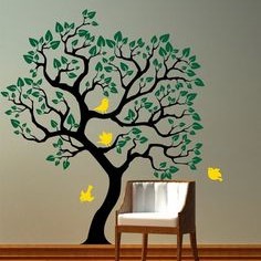 Jak ozdobić ścianę obrazem drzewa?