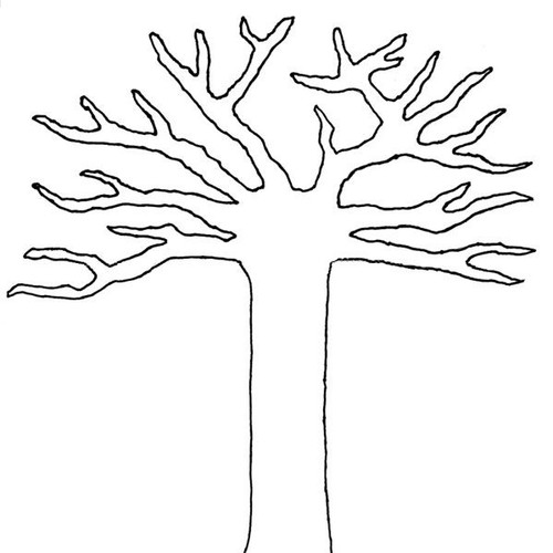 Obraz drzewa na ścianie – krok czwarty